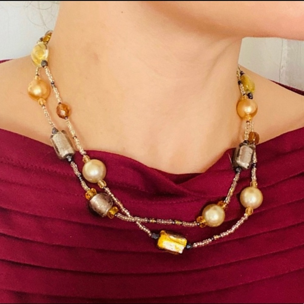 Banana Republic beaded necklace